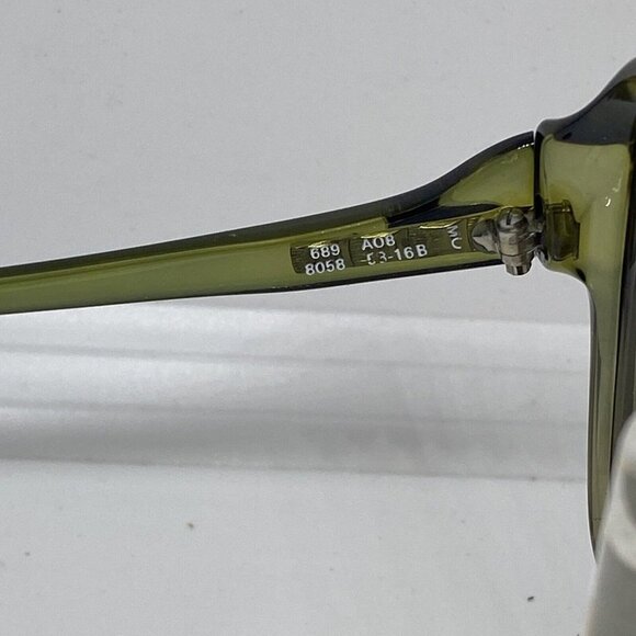 VINTAGE CARL ZEISS OVAL SUNGLASSES 58-16-125 #689 8058 Yellow Frame Clarlet NWT - Picture 7 of 7